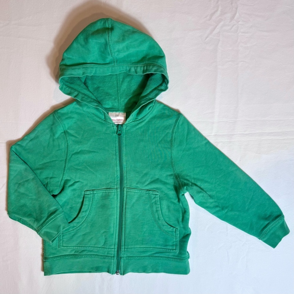 Hanna Andersson Survivor Jacket Boys 4 100 cm Girls Zip-Up Hooded Sweatshirt